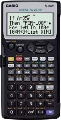Calculatrice standard CASIO Casio FX 5800 P