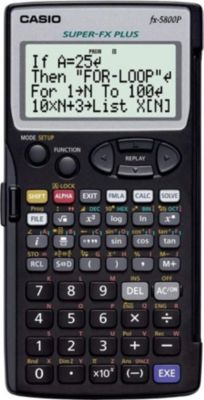 Calculatrice standard CASIO Casio FX 5800 P Calculatrice standard CASIO Casio FX 5800 P