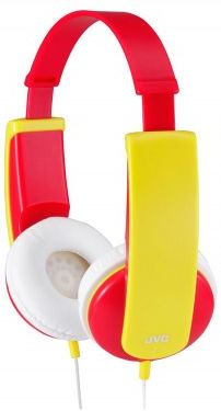 Casque JVC HA-KD5 rouge et jaune