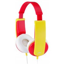 Casque JVC HA-KD5 rouge et jaune