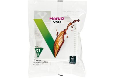 Filtre à café HARIO blancs x100 pour Dripper 1 à 2 tasses