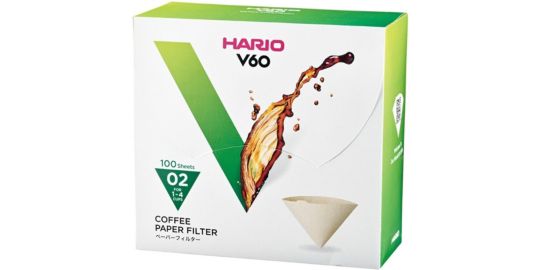 Filtre à café HARIO naturels x100 pour Dripper 1/4 tasses