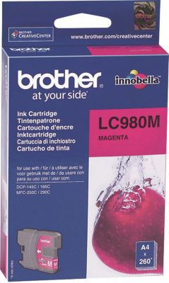 Cartouche d'encre BROTHER LC980M