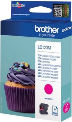 Cartouche d'encre BROTHER LC123M