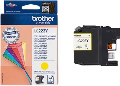 Cartouche d'encre BROTHER LC223Y