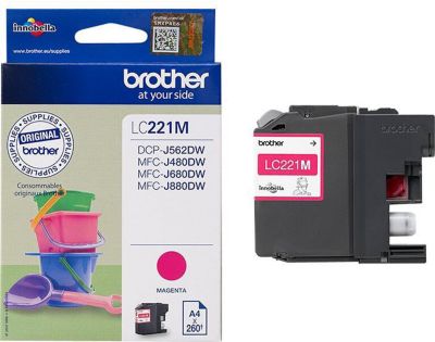 Cartouche d'encre BROTHER LC221M