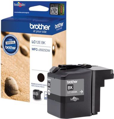 Cartouche d'encre BROTHER LC12EBK