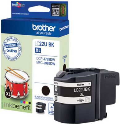 Cartouche d'encre BROTHER LC22UBK