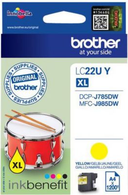 Cartouche d'encre BROTHER LC22UY