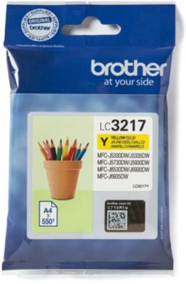 Cartouche d'encre BROTHER LC3217 Jaune Cartouche d'encre BROTHER LC3217 Jaune