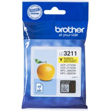 Cartouche d'encre BROTHER LC3211 Jaune