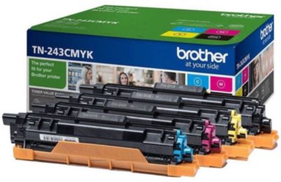 Toner brother TN241 couleurs séparées sur