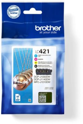 4PC * 100ML Recharge Dye Encre pour LC421 pour Brother DCP