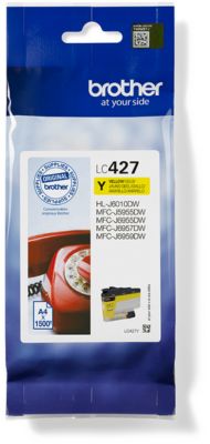 Cartouche d'encre BROTHER LC427 JAUNE