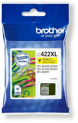 Cartouche d'encre BROTHER LC422 XL Jaune