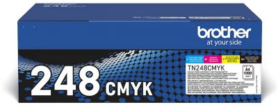 Toner BROTHER PACK 4 COUL TN248 C/M/Y/BK