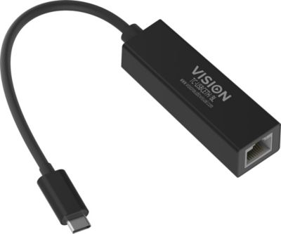 Hub USB C VISION TC-USBCETH/BL