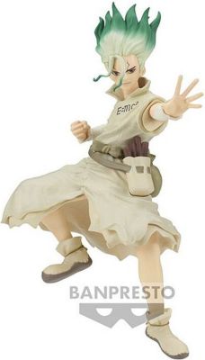 Figurine BANDAI Figurine Stone World - Dr. Stone - Senku Figurine BANDAI Figurine Stone World - Dr. Stone - Senku