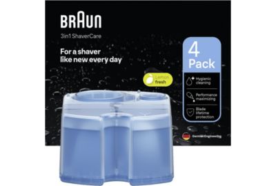 Cartouche nettoyante BRAUN CCR4 lotion auto nettoyante