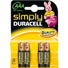 Pile DURACELL SIMPLY AAA X4