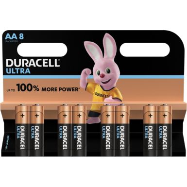 Pile DURACELL ULTRA POWER AA/LR06, pack de 8 unités
