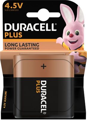 Pile DURACELL Plus Power 4,5V, 1 unité