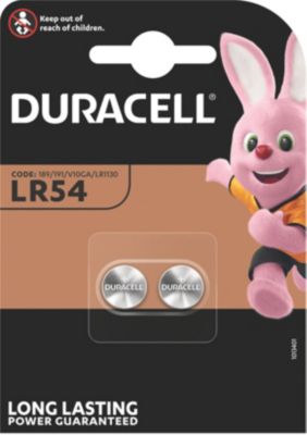 Pile DURACELL LR54/189 pack de 2 unités