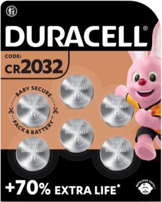 Pile bouton Duracell CR2032, lot de 2