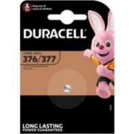 Pile DURACELL Oxyde d'argent 376/377, 1 unité