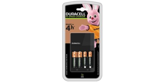 Chargeur de piles DURACELL AA/AAA x2 + Chargeur CEF14
