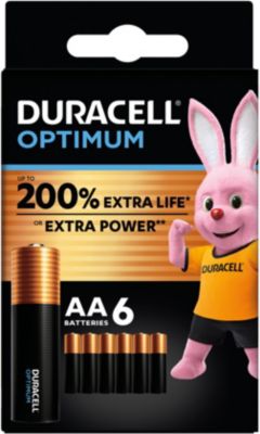 Pile DURACELL LR06 AA Lot 6 piles OPTIMUM