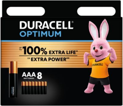 Pile Duracell Lr03 Aaa Lot 8 Piles Optimum