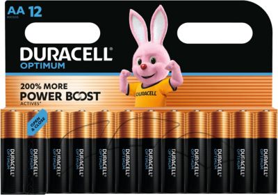 Pile DURACELL LR06 AA x12 OPTIMUM