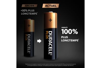 Pile Duracell AA X4 PLUS