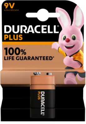 Pile DURACELL 9 V PLUS x1