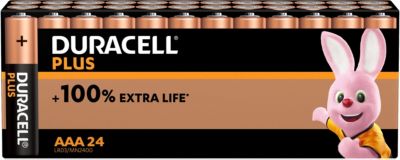 Pile DURACELL plus AAA x24