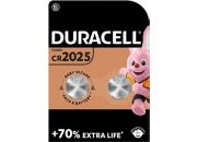 Pile DURACELL Lithium DL/CR 2025, pack de 2 unités