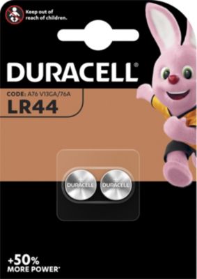 Pile DURACELL LR44/A76, pack de 2 unités