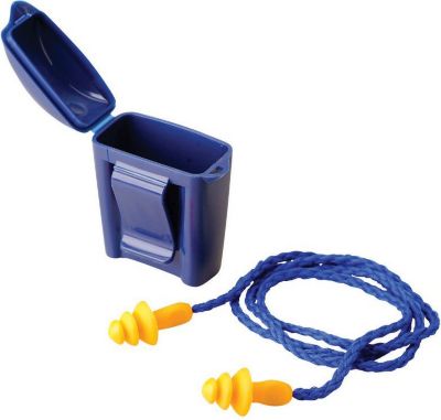 Bouchon d'oreille silicone réutilisable avec cordon textile – Manolas