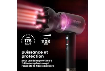 Sèche cheveux REVAMP Quad ion haute vélocité progloss