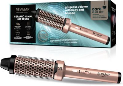Brosse Chauffante Revamp Volume Et Vagues Progloss 40Mm Or