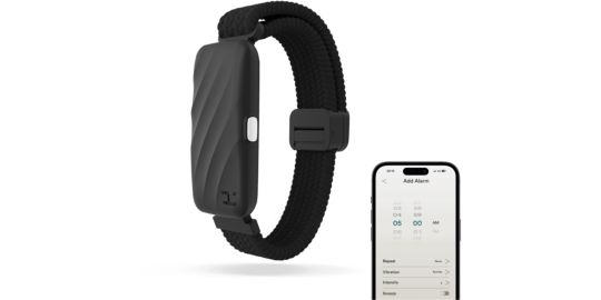 Bracelet de réveil HOMEDICS réveil silencieux WakeBand Noire