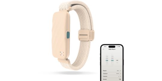 Bracelet de réveil HOMEDICS réveil silencieux WakeBand Creme