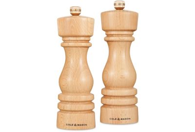 Duo moulins à poivre et sel COLE AND MASON sel & poivre Coffret London Hetre 180 MM