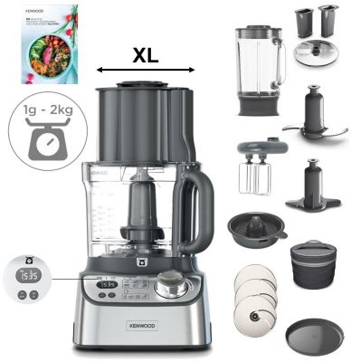 Robot multifonction KENWOOD FDM72.991SS Multipro XL Weigh+