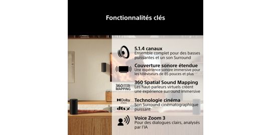 Barre de son SONY Bravia Theatre TRIO KIT
