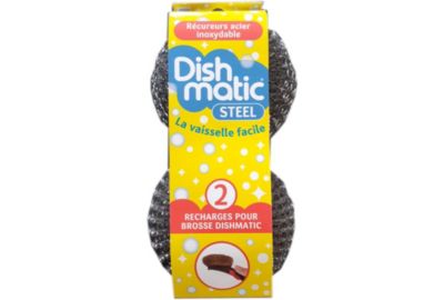 Eponge DISHMATIC x2 recureur inox