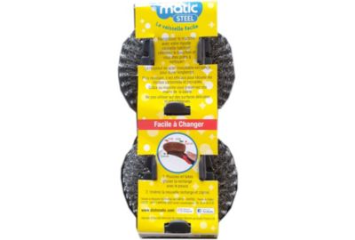 Eponge DISHMATIC x2 recureur inox