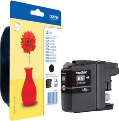 Cartouche d'encre BROTHER LC121BKBP