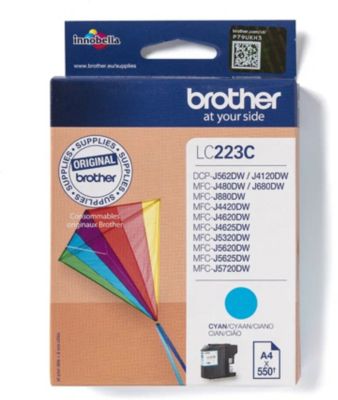 Cartouche d'encre BROTHER LC223 Cyan Cartouche d'encre BROTHER LC223 Cyan